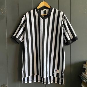 Referee Jersey – Black and White Stripe